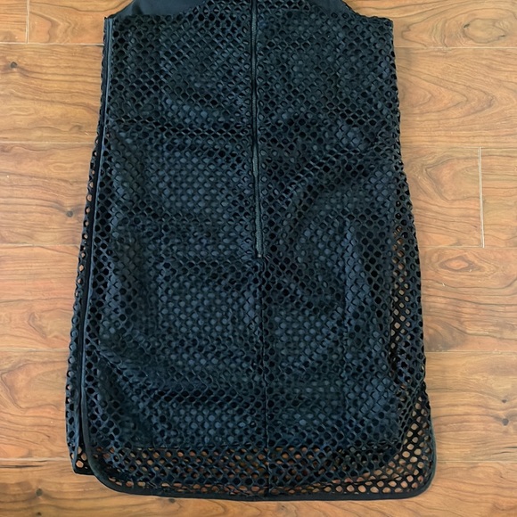 NWT Gottex Black Net Racerback Mini Dress - Picture 7 of 11